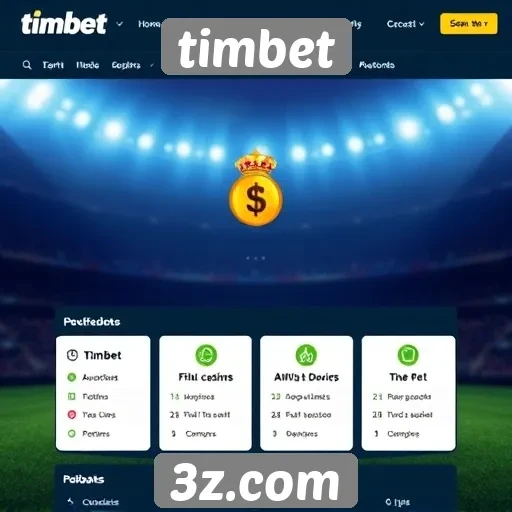 Análise das funcionalidades do site timbet